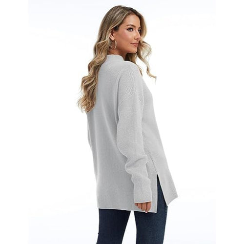 Women’s Oversized Turtleneck Long Sleeve Winter Sweater